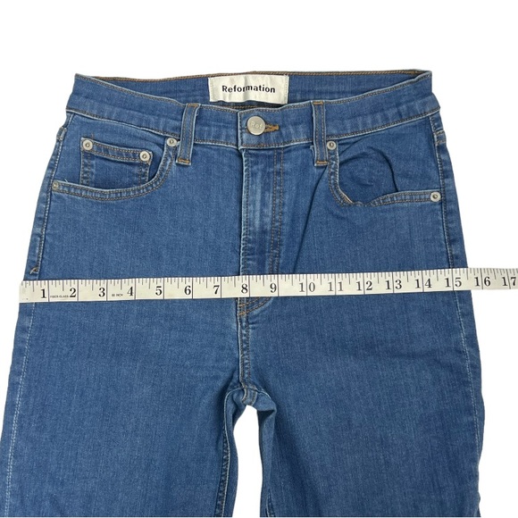 Reformation High Rise Blue Jeans - Picture 11 of 16